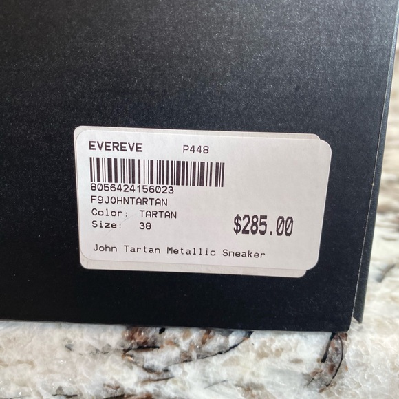 john tartan metallic sneaker